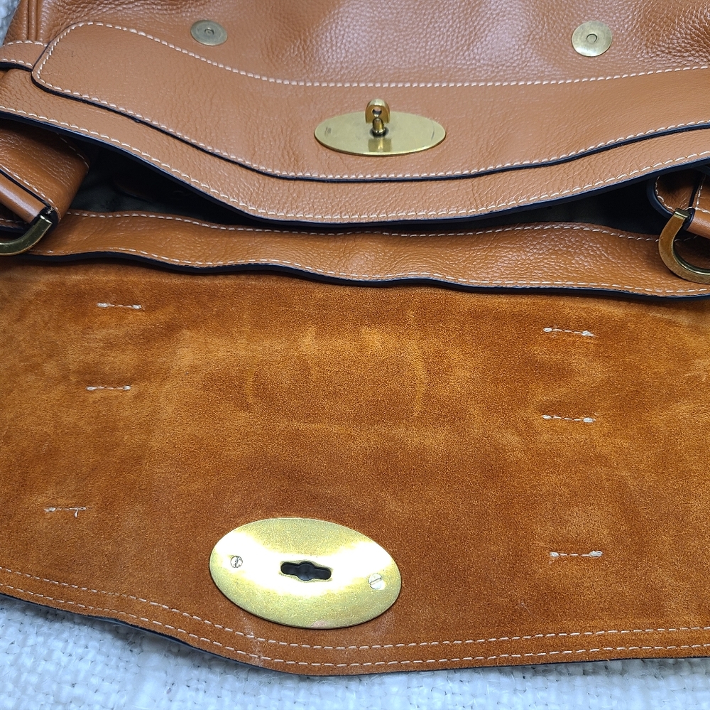 🌳 Mulberry Alexa Crossbody Satchel EUC - Picture 8 of 16